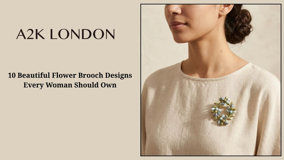 Flower brooch