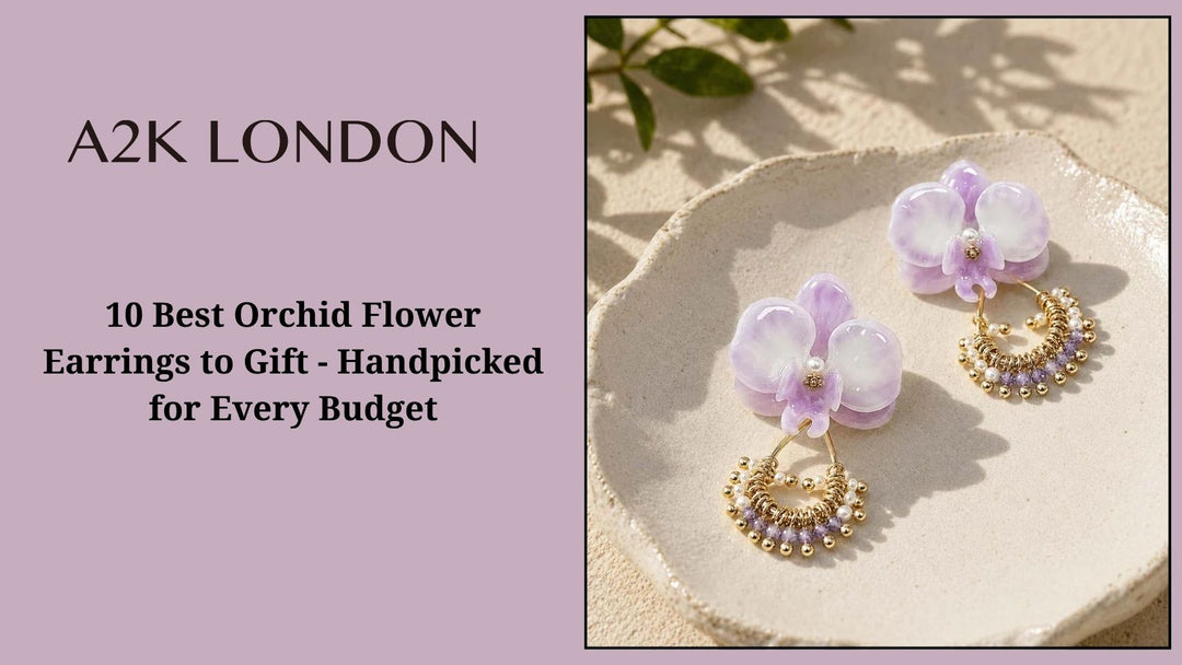 10 Best Orchid Flower Earrings to Gift - Handpicked for Every Budget