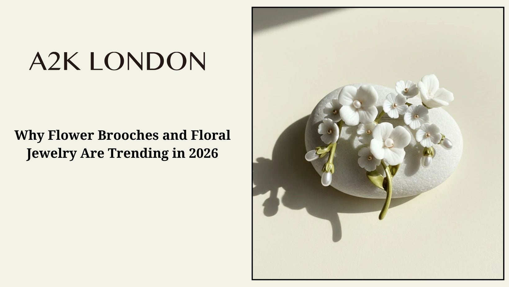 Why Flower Brooches and Floral Jewelry Are Trending in 2026