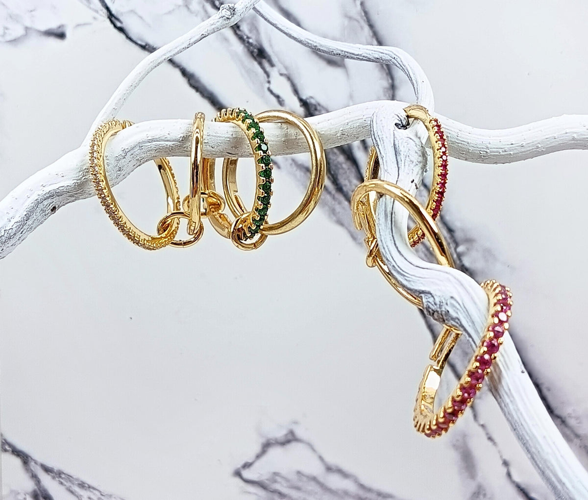Stackable Sparkle: How to Style Adjustable Gold-Plated Rings with Cubic Zirconia