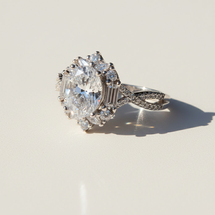2ct Lab Grown Moissanite Ring