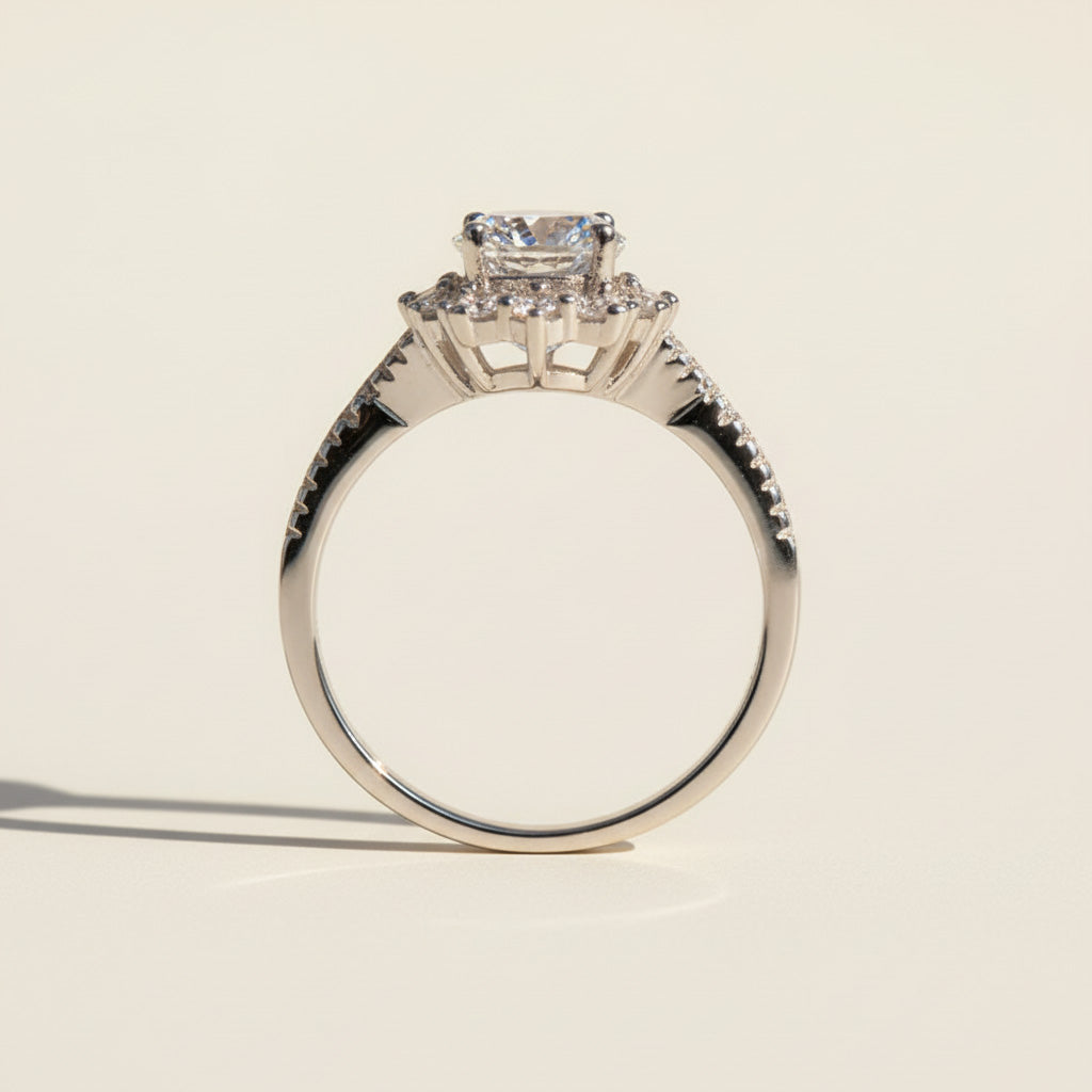 2ct Lab Grown Moissanite Ring