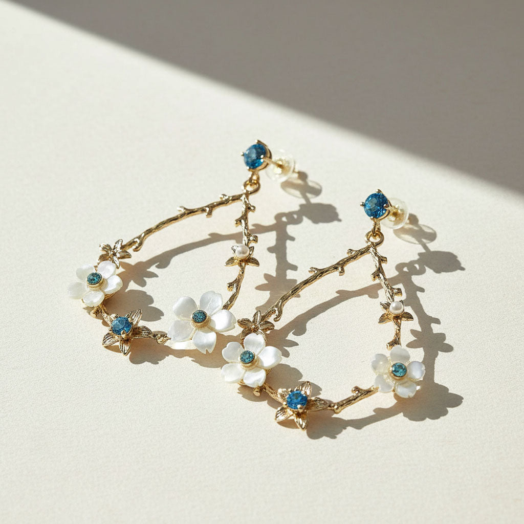 Floral Birthstone Drops