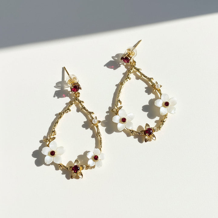 Floral Birthstone Drops
