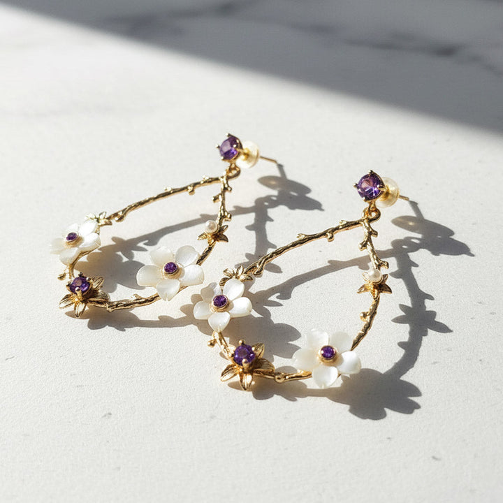 Floral Birthstone Drops