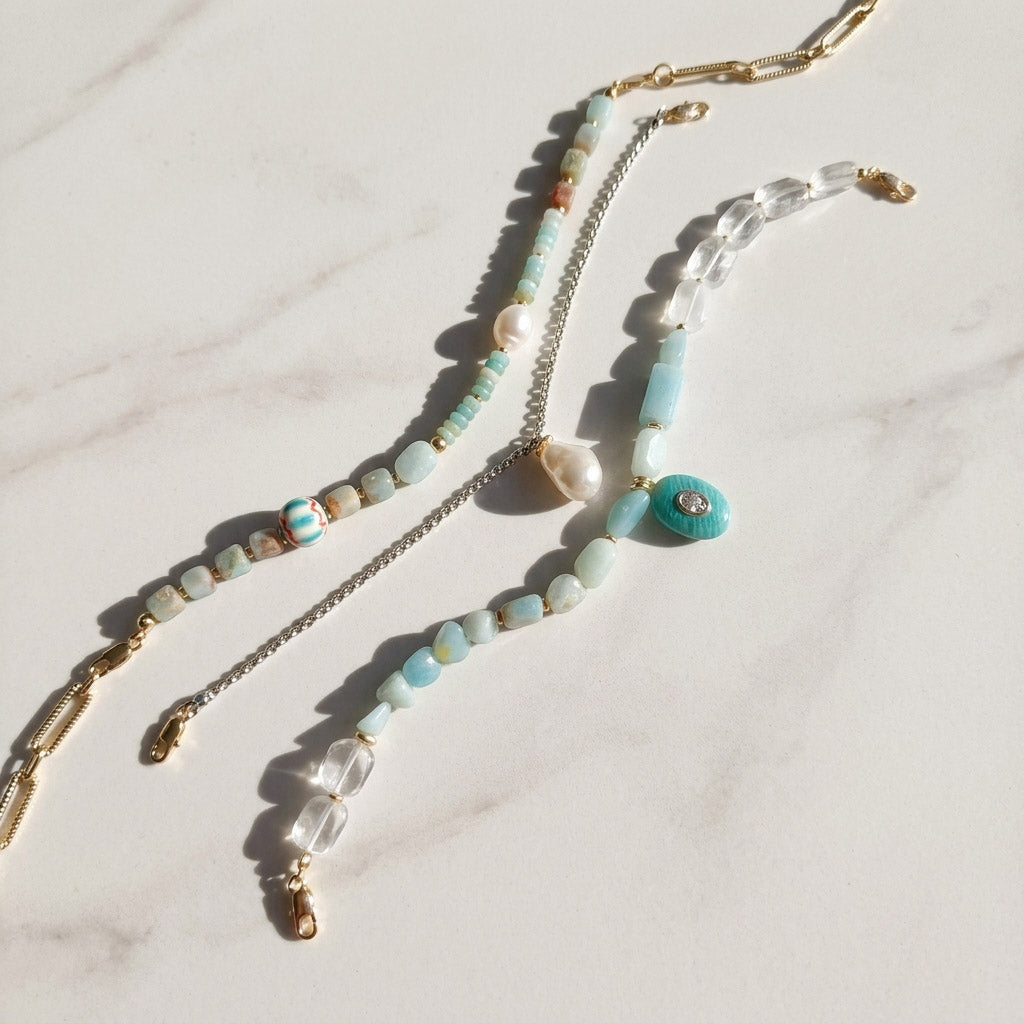 Amazonite Multi-Layer Convertible Necklace