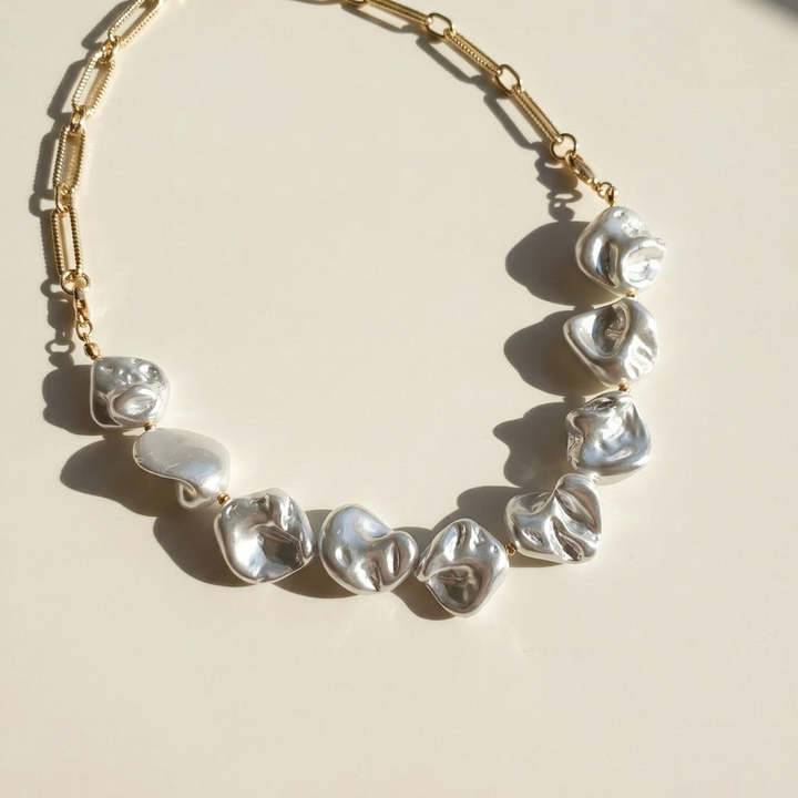 Amethyst &amp; Pearl Convertible Statement Necklace