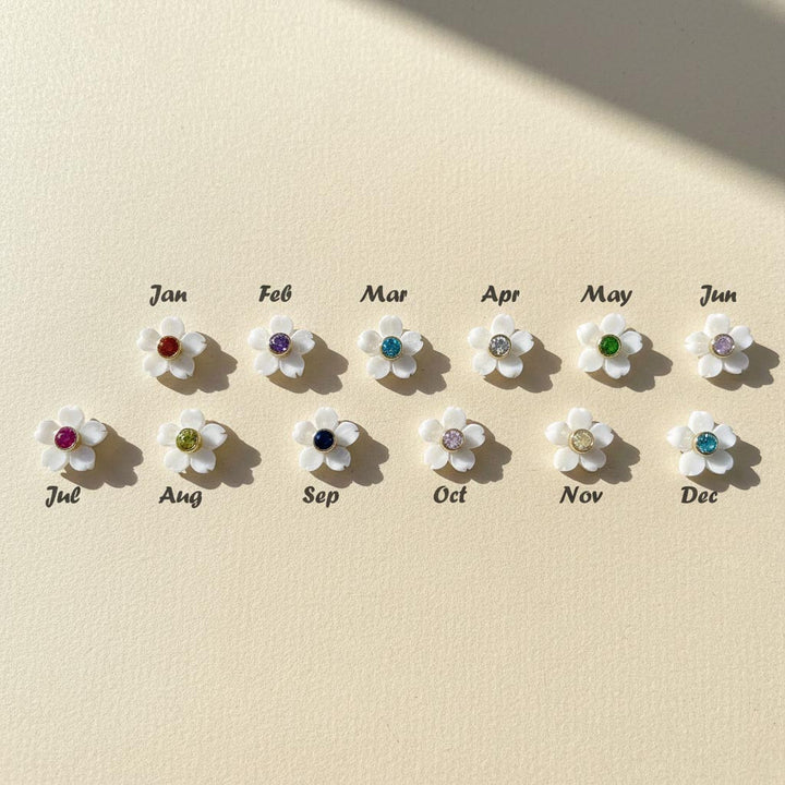 Floral Birthstone Drops