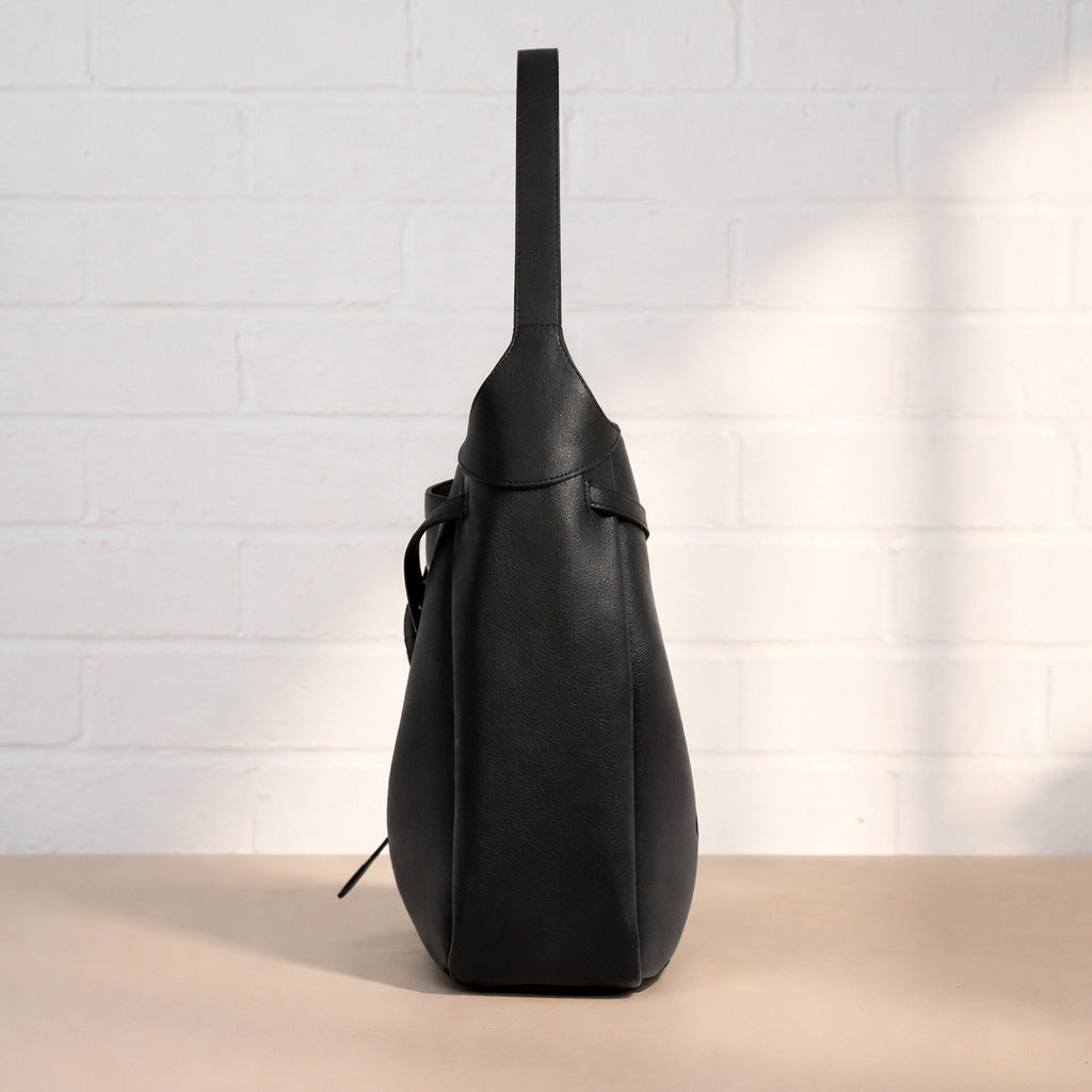 Leather Hobo Shoulder Bag