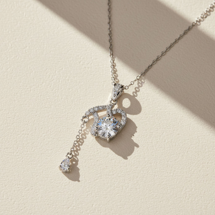 Moissanite Zodiac Necklace