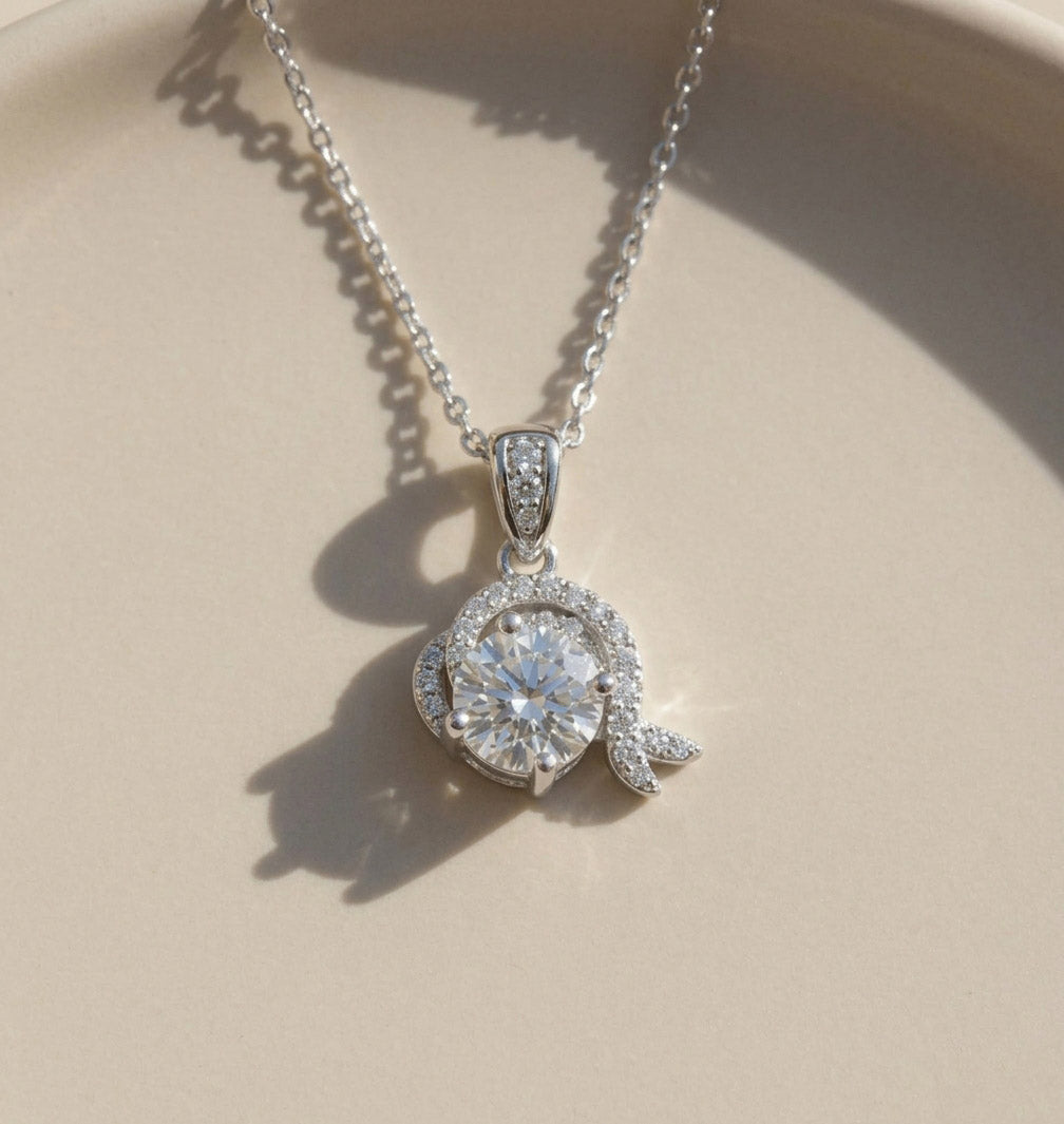 Moissanite Zodiac Necklace