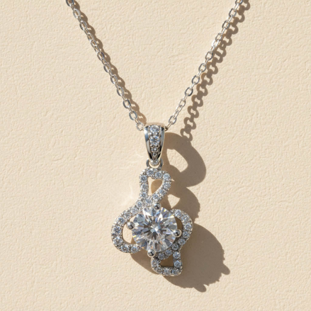 Moissanite Zodiac Necklace