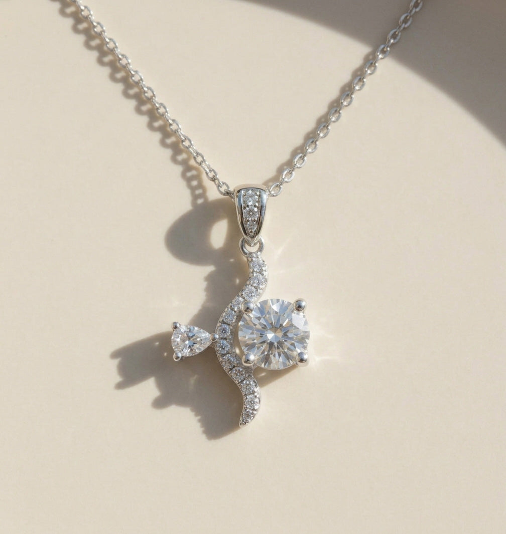 Moissanite Zodiac Necklace