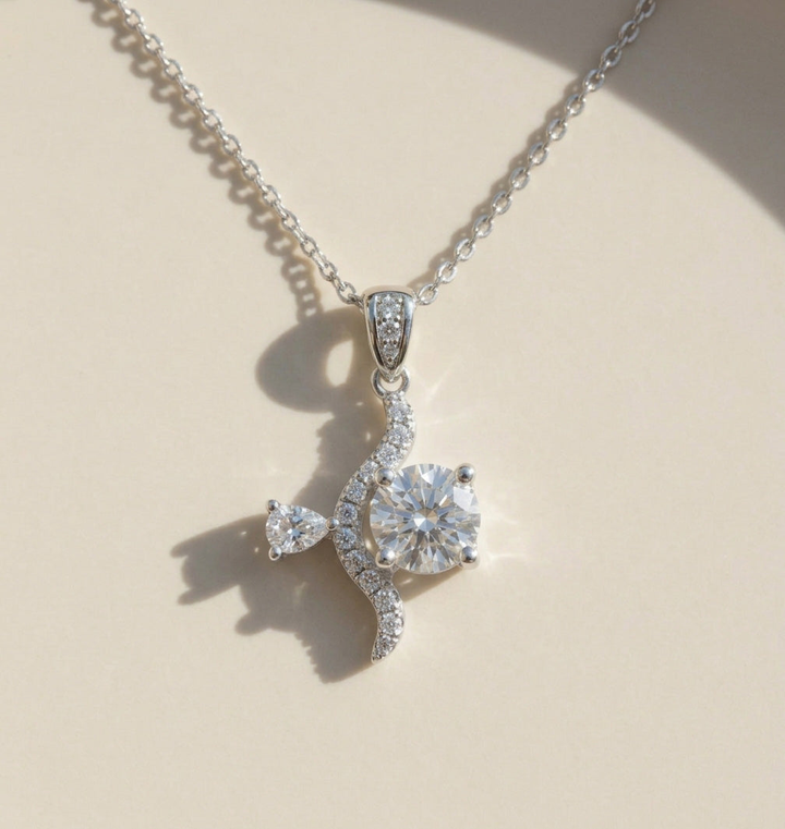 Moissanite Zodiac Necklace