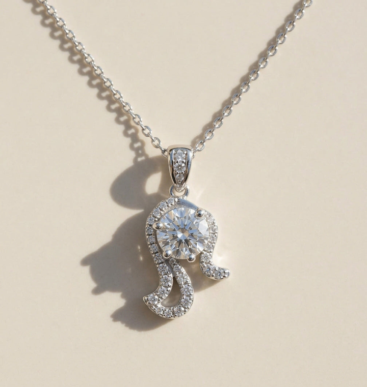 Moissanite Zodiac Necklace
