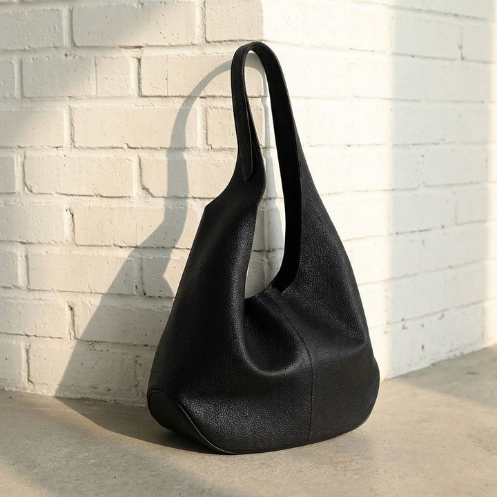 Soft Slouchy Leather Shoulder Bag