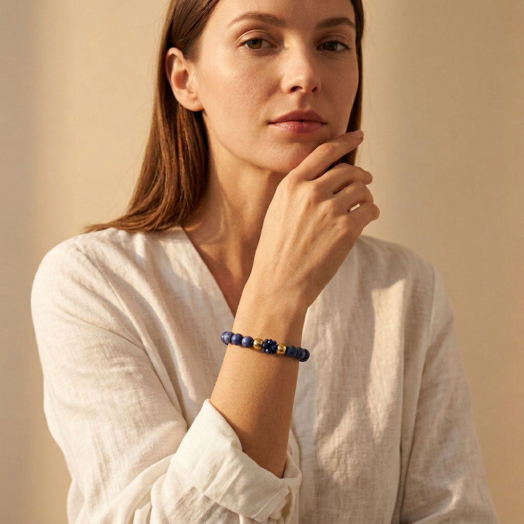 Sodalite &amp; Lapis Lazuli Bracelet