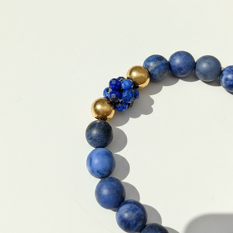 Sodalite &amp; Lapis Lazuli Bracelet