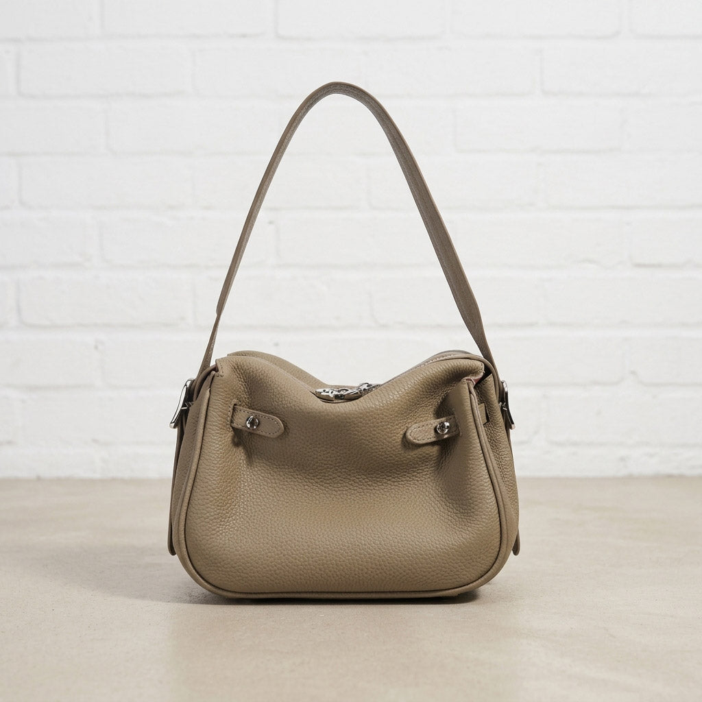 Soft Grain Leather Mini Shoulder Bag