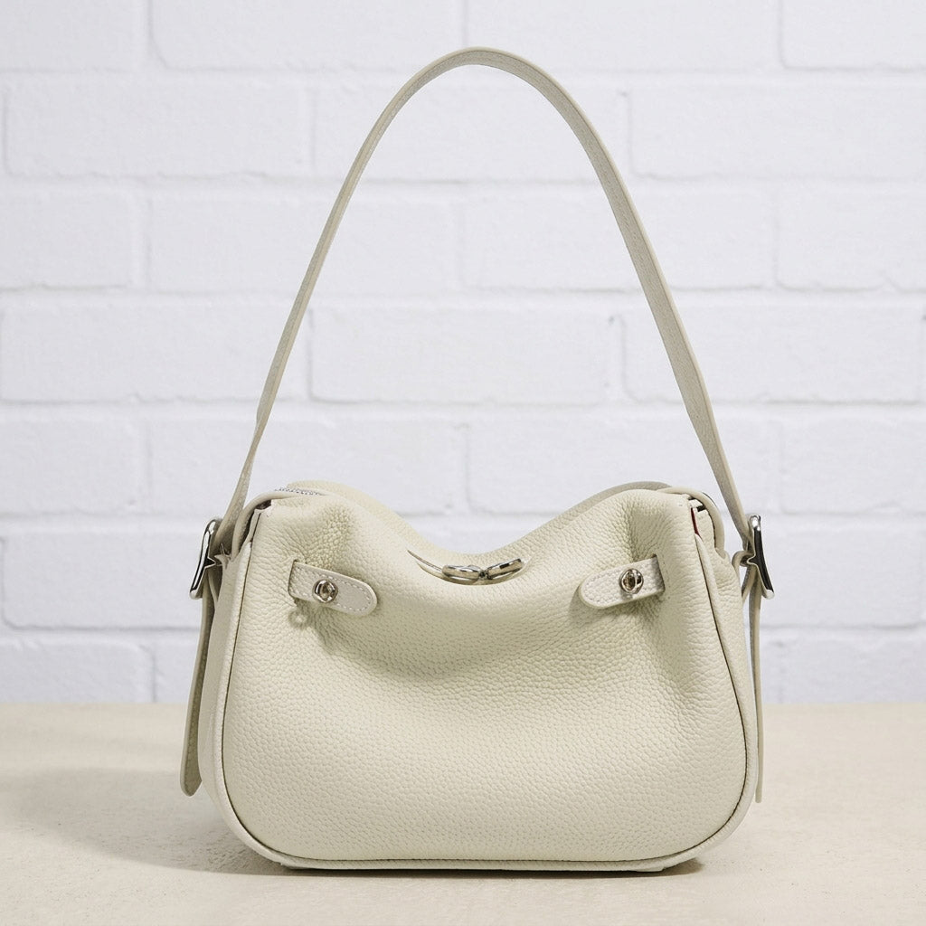 Soft Grain Leather Mini Shoulder Bag