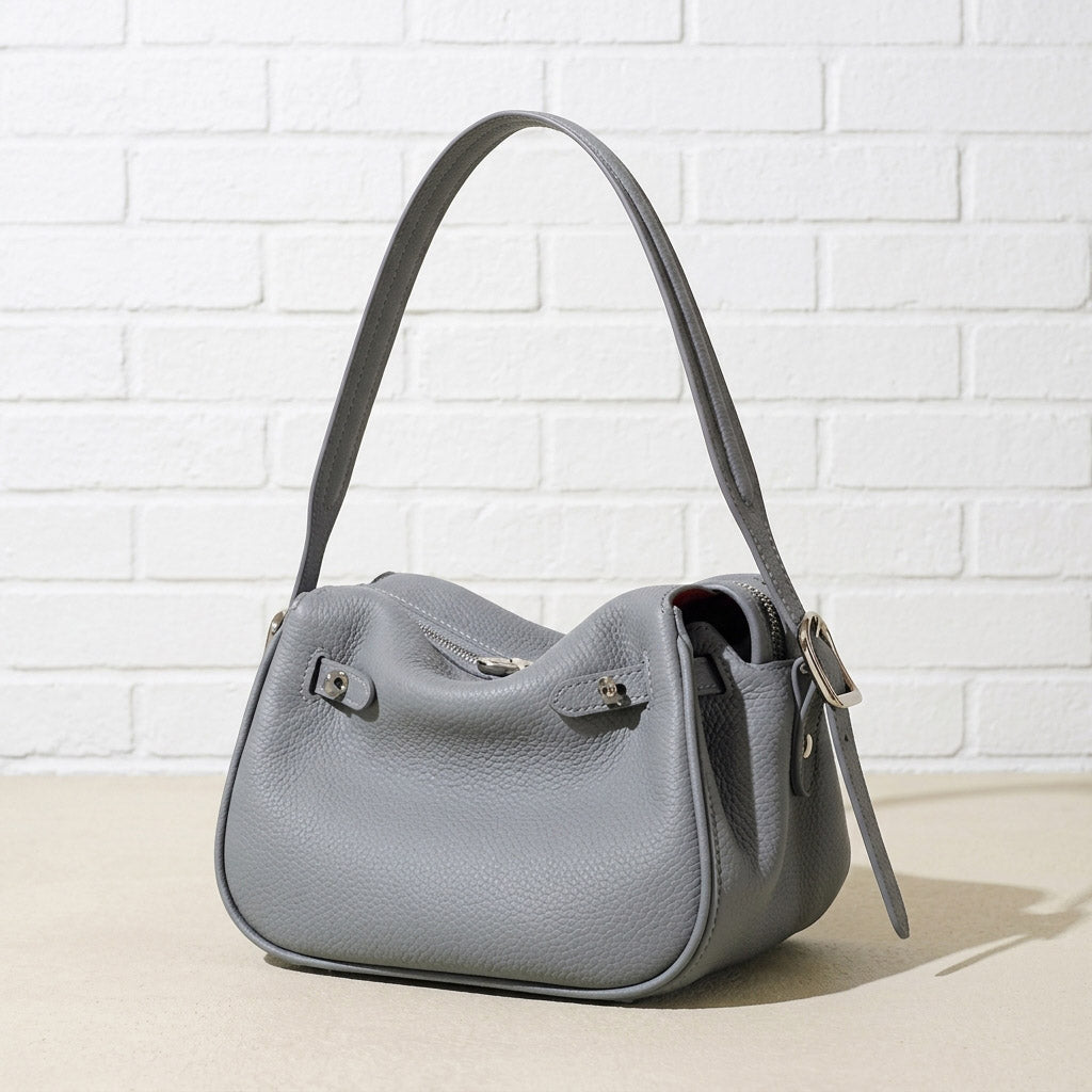 Soft Grain Leather Mini Shoulder Bag