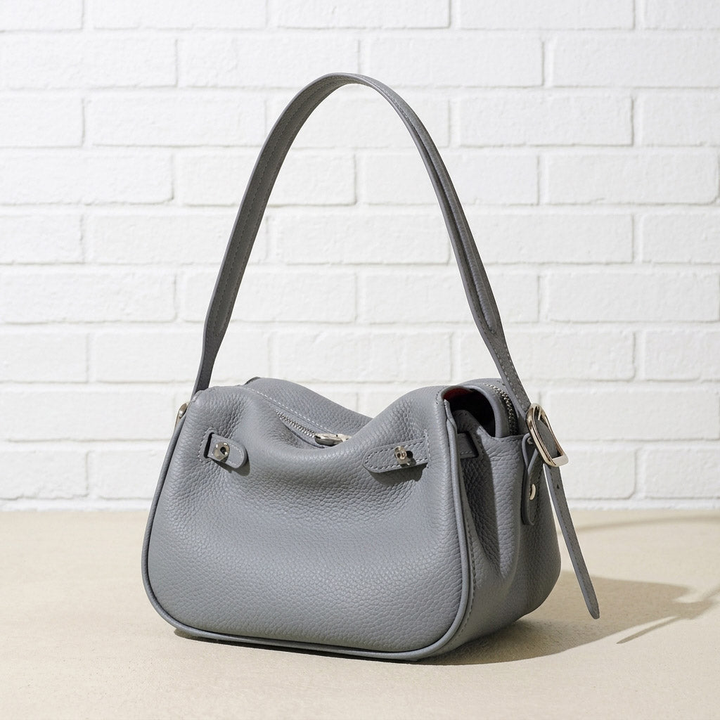 Soft Grain Leather Mini Shoulder Bag