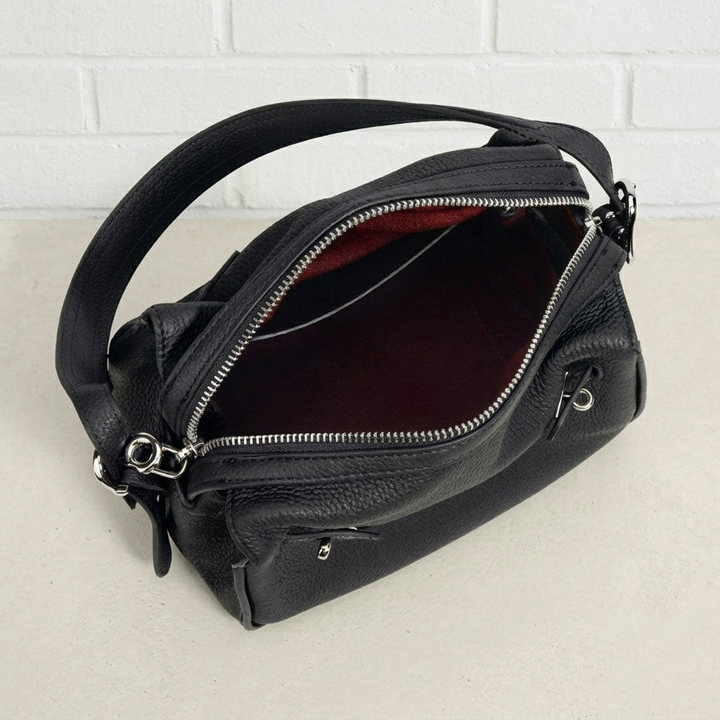 Soft Grain Leather Mini Shoulder Bag