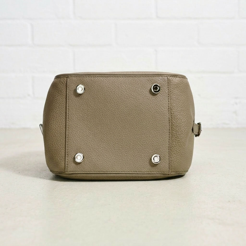 Soft Grain Leather Mini Shoulder Bag