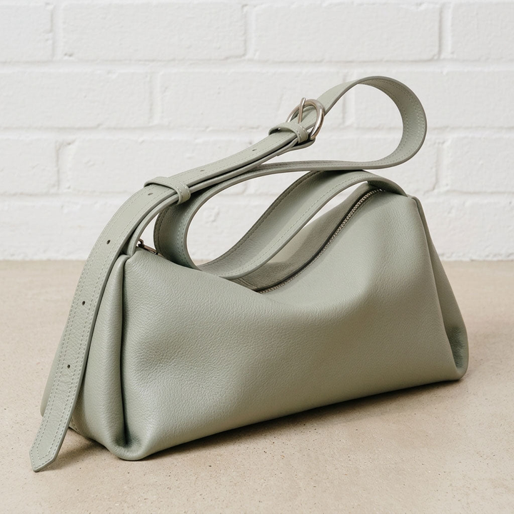 Soft Grain Leather Shoulder Bag