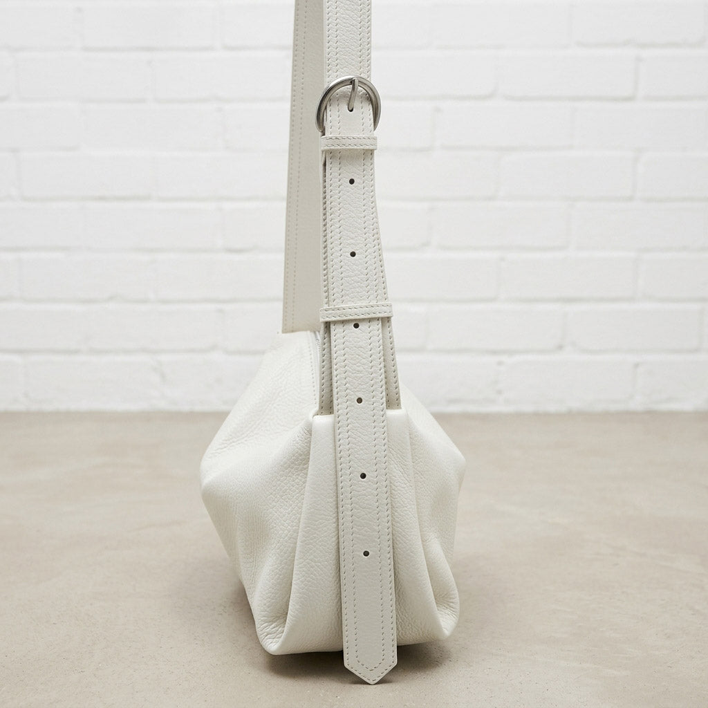Soft Grain Leather Shoulder Bag