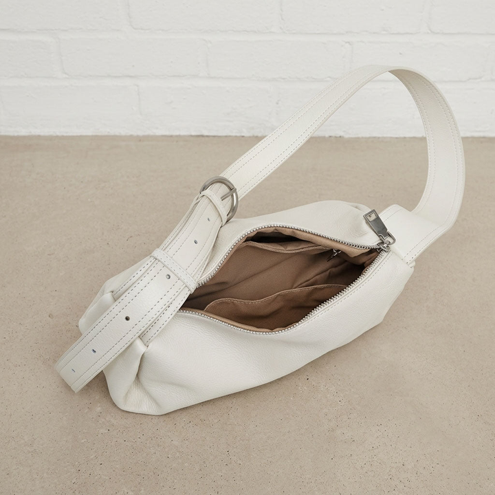 Soft Grain Leather Shoulder Bag