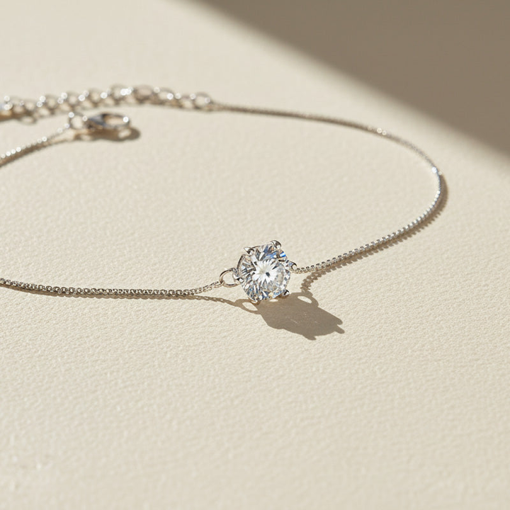 Solitaire Moissanite Bracelet