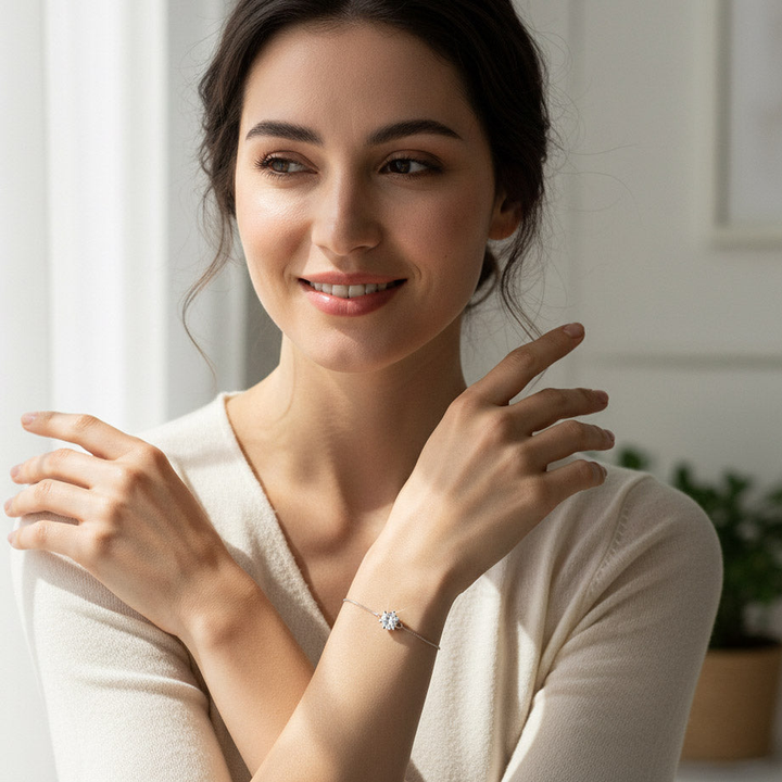 Solitaire Moissanite Bracelet