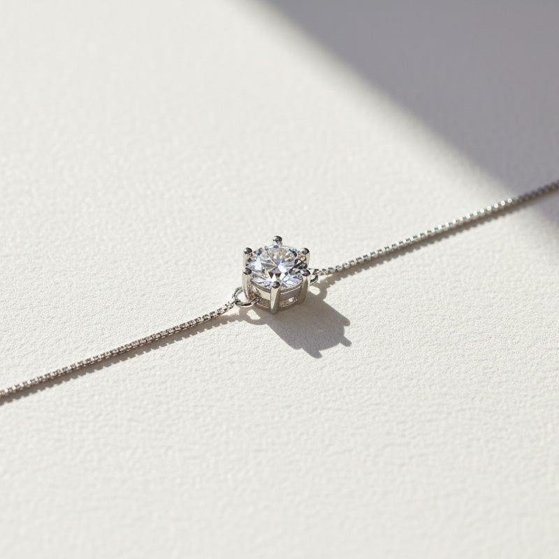 Solitaire Moissanite Bracelet