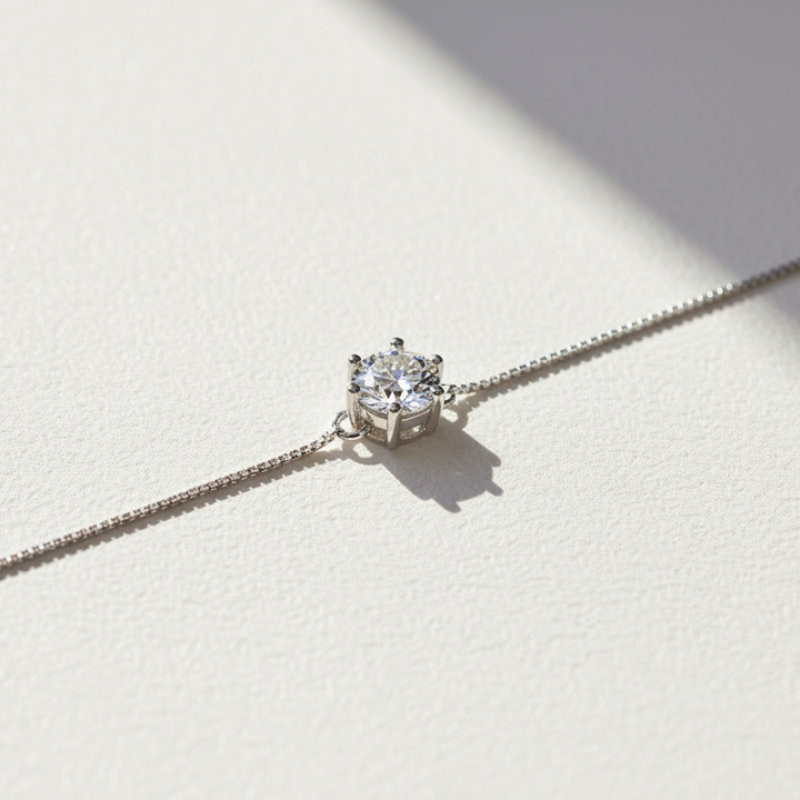 Solitaire Moissanite Bracelet